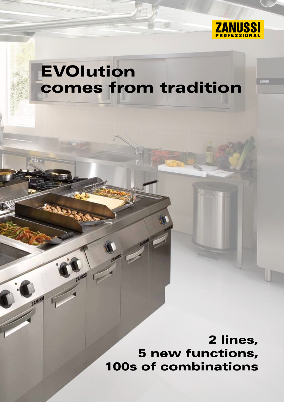 Evolution comes from tradition | Zanussi EVOLUTION EVO700 User Manual | Page 3 / 32