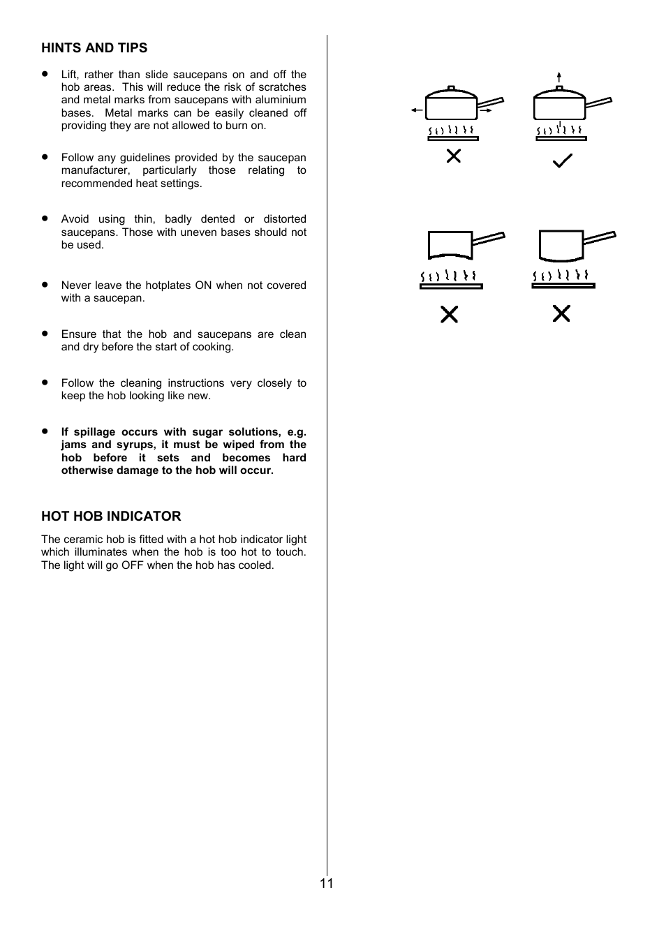 Zanussi ZCE 7550 User Manual | Page 11 / 32