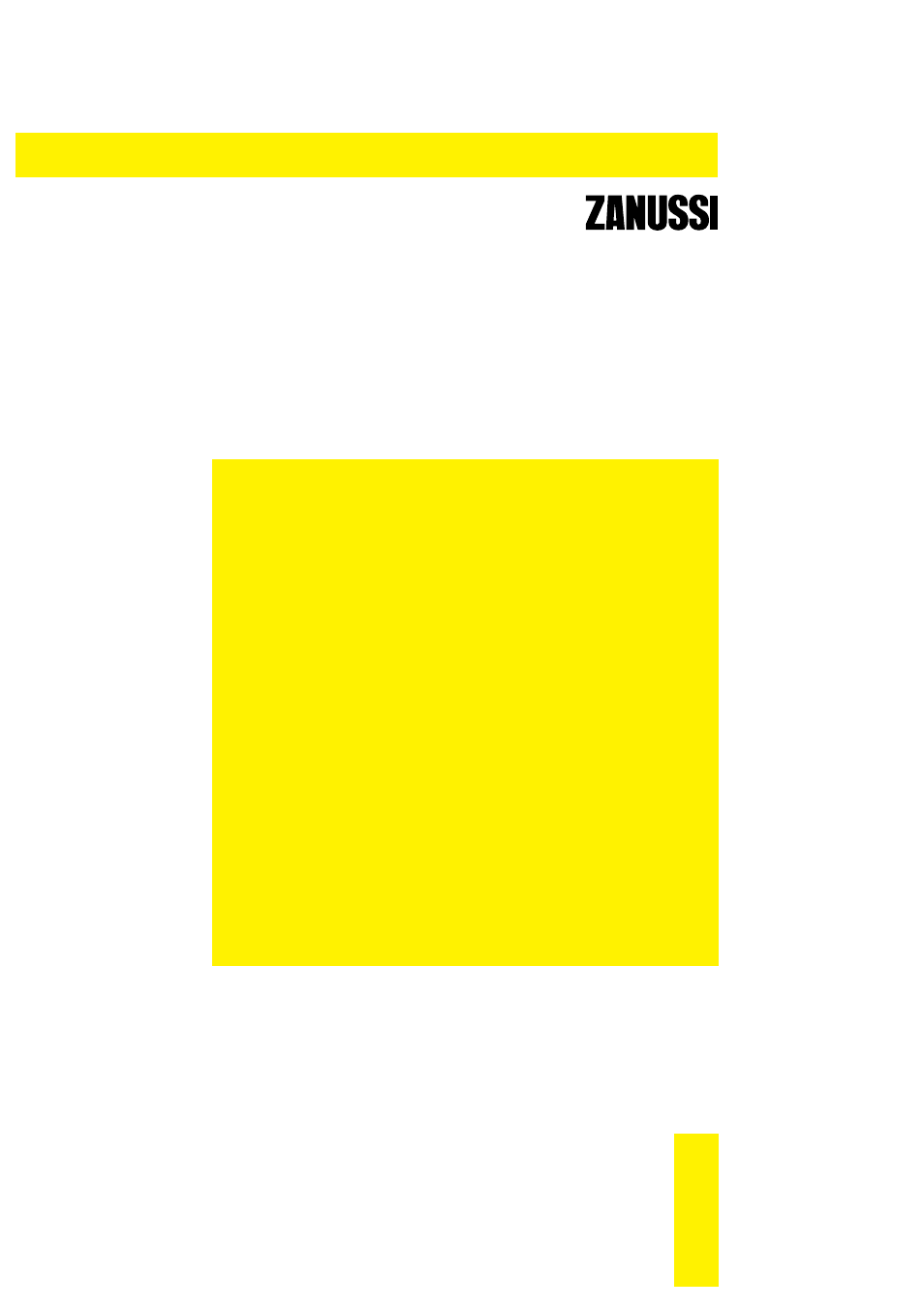 Zanussi TCS 674 E User Manual | 15 pages