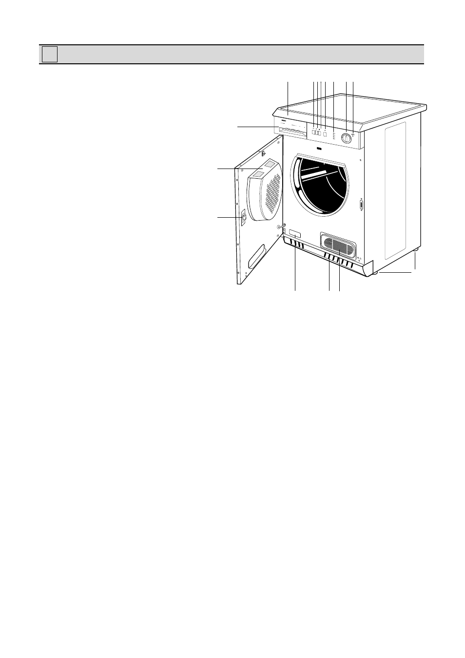 Description of the appliance | Zanussi TCS 674 E User Manual | Page 4 / 15