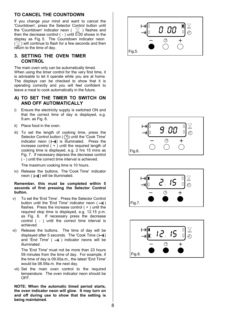 Zanussi ZCE 7680 User Manual | Page 8 / 32