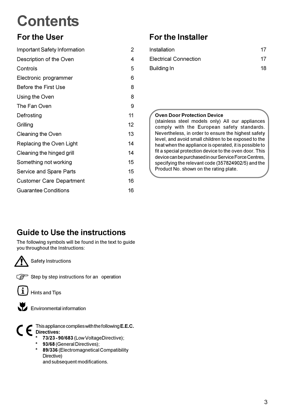 Zanussi ZBQ 365 User Manual | Page 3 / 20