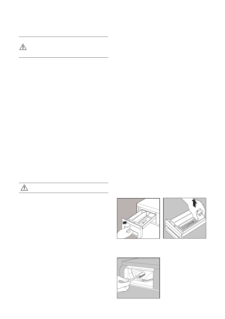 Maintenance and cleaning, Descaling, After each wash | External cleaning, Cleaning the dispenser drawer, Cleaning the drawer recess | Zanussi FLA 801 W User Manual | Page 17 / 30