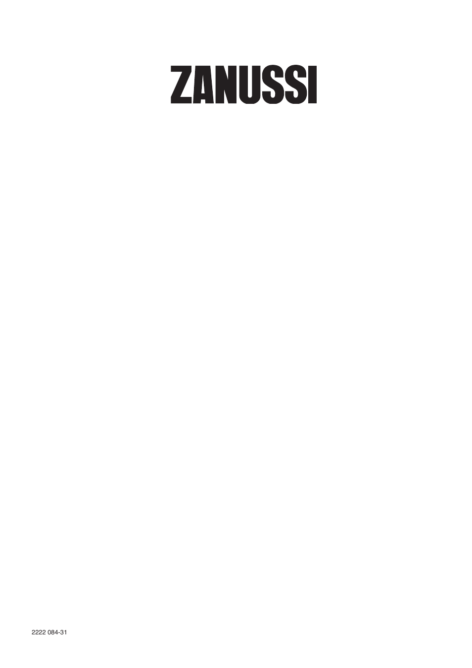Zanussi ZFR 67 User Manual | 18 pages