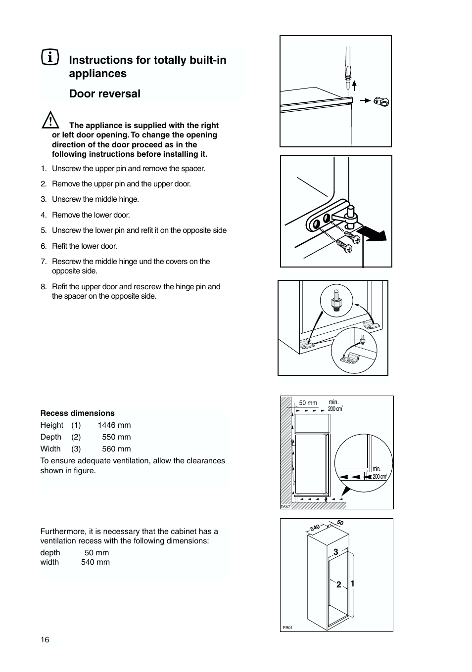 Zanussi ZBB 6244 User Manual | Page 16 / 20