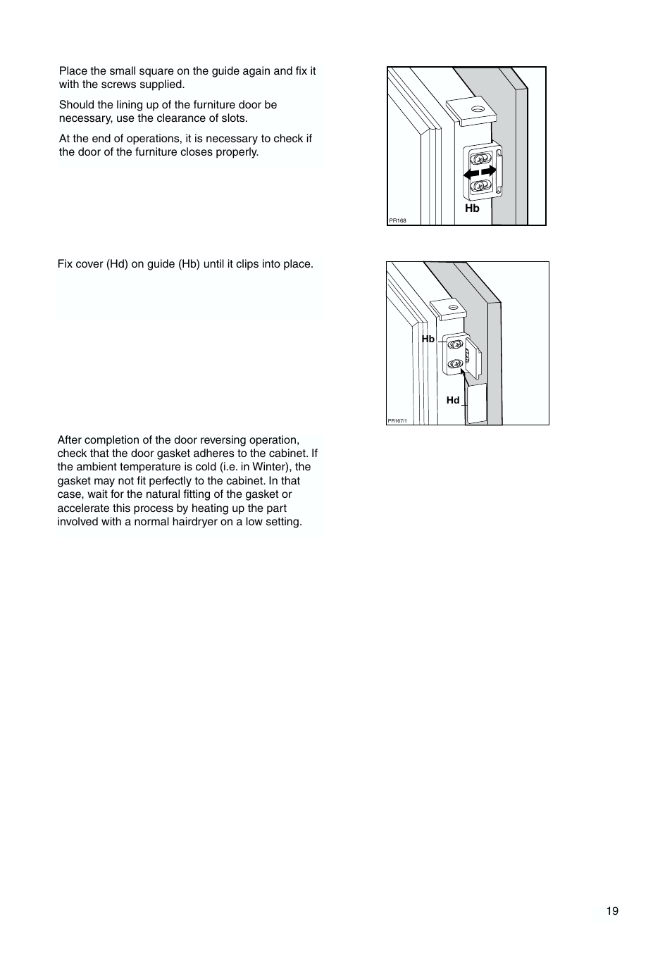 Zanussi ZBB 6244 User Manual | Page 19 / 20