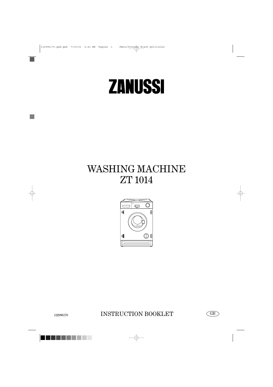 Zanussi ZT 1014 User Manual | 30 pages