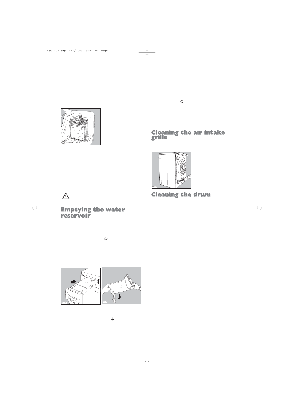 Zanussi TCE 7127 W User Manual | Page 11 / 17