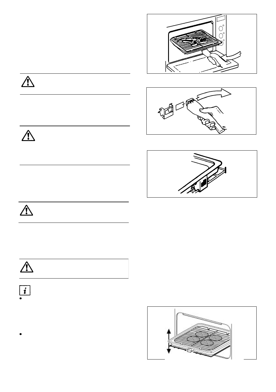 The grill pan and handle | Zanussi ZHF865 User Manual | Page 14 / 52