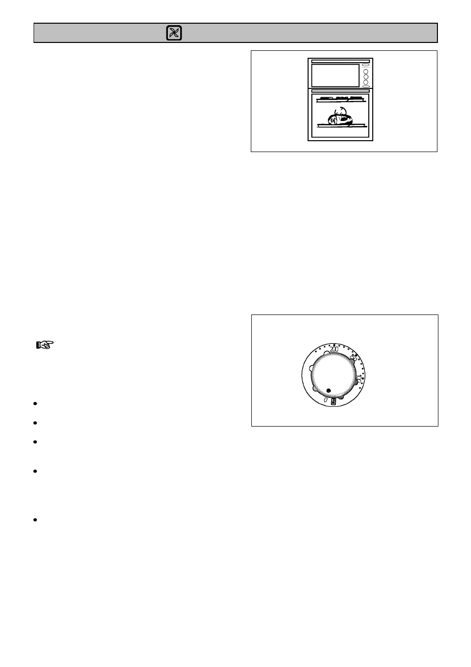 The fan oven, Uses of the fan oven, How to use the fan oven | Zanussi ZHF865 User Manual | Page 20 / 52
