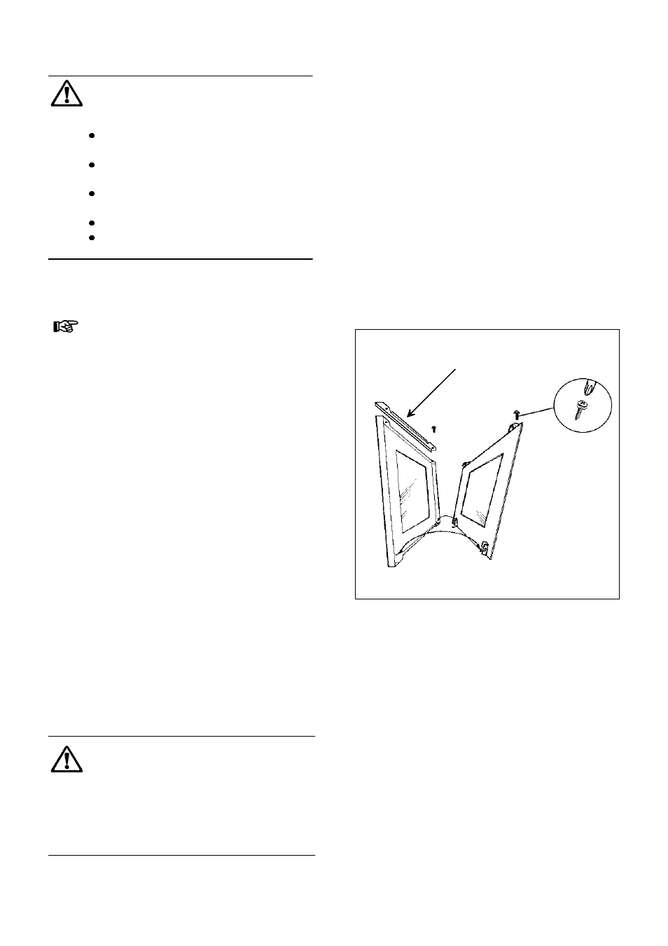 Cleaning the outer and inner door glass panels, Glass | Zanussi ZHF865 User Manual | Page 27 / 52
