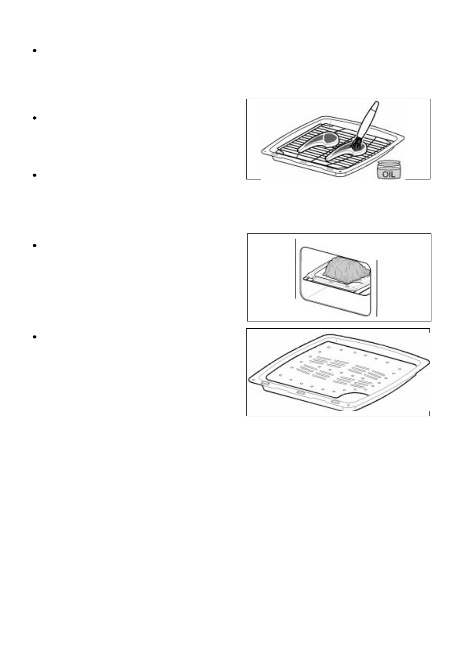 Cooking to reduce soilage | Zanussi ZHF865 User Manual | Page 31 / 52