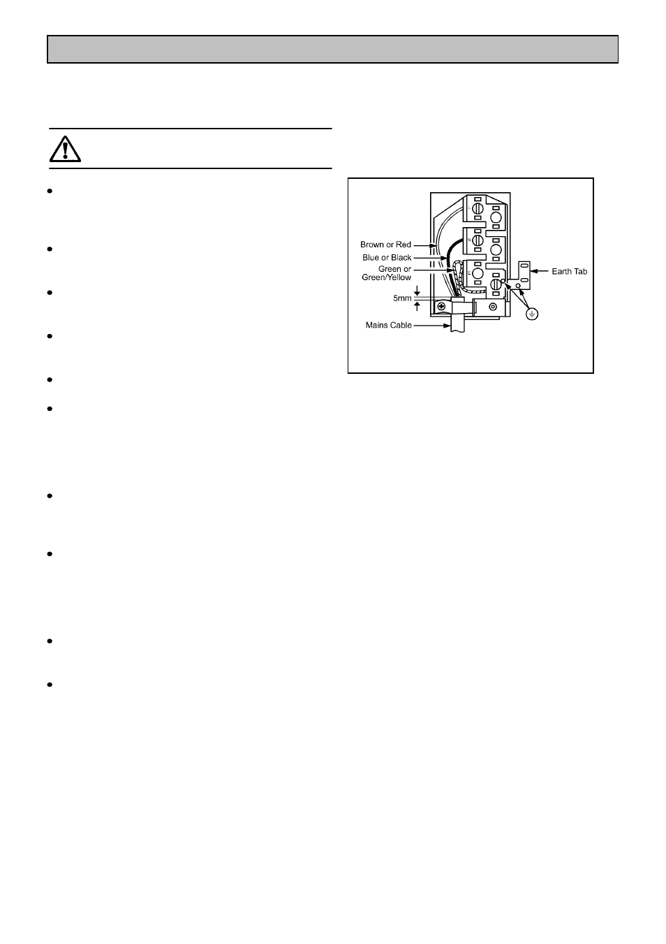 Installation instructions, Connecting to the mains terminal | Zanussi ZHF865 User Manual | Page 45 / 52