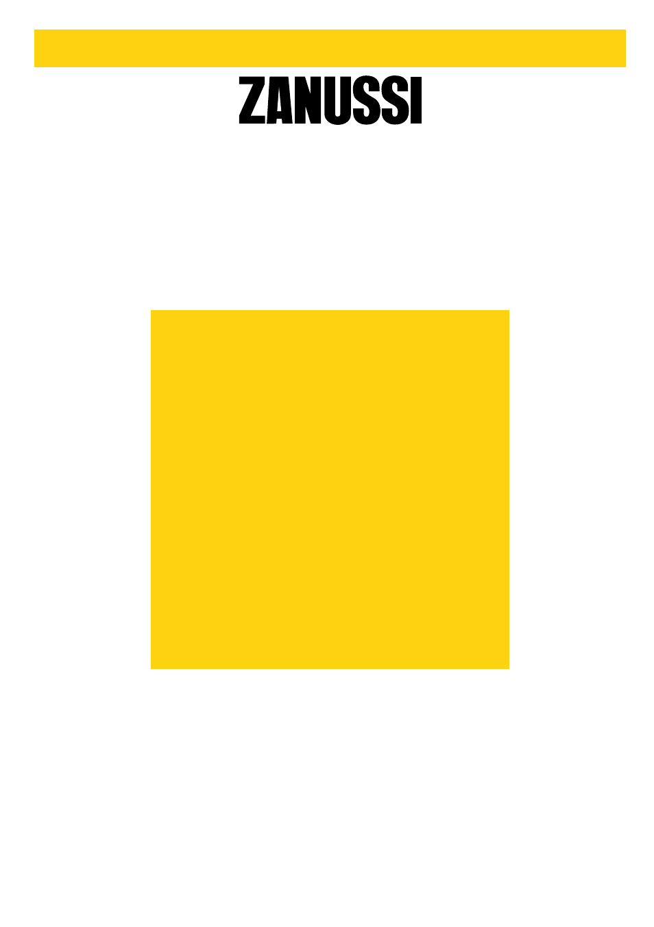 Zanussi ZDF 866 User Manual | 24 pages