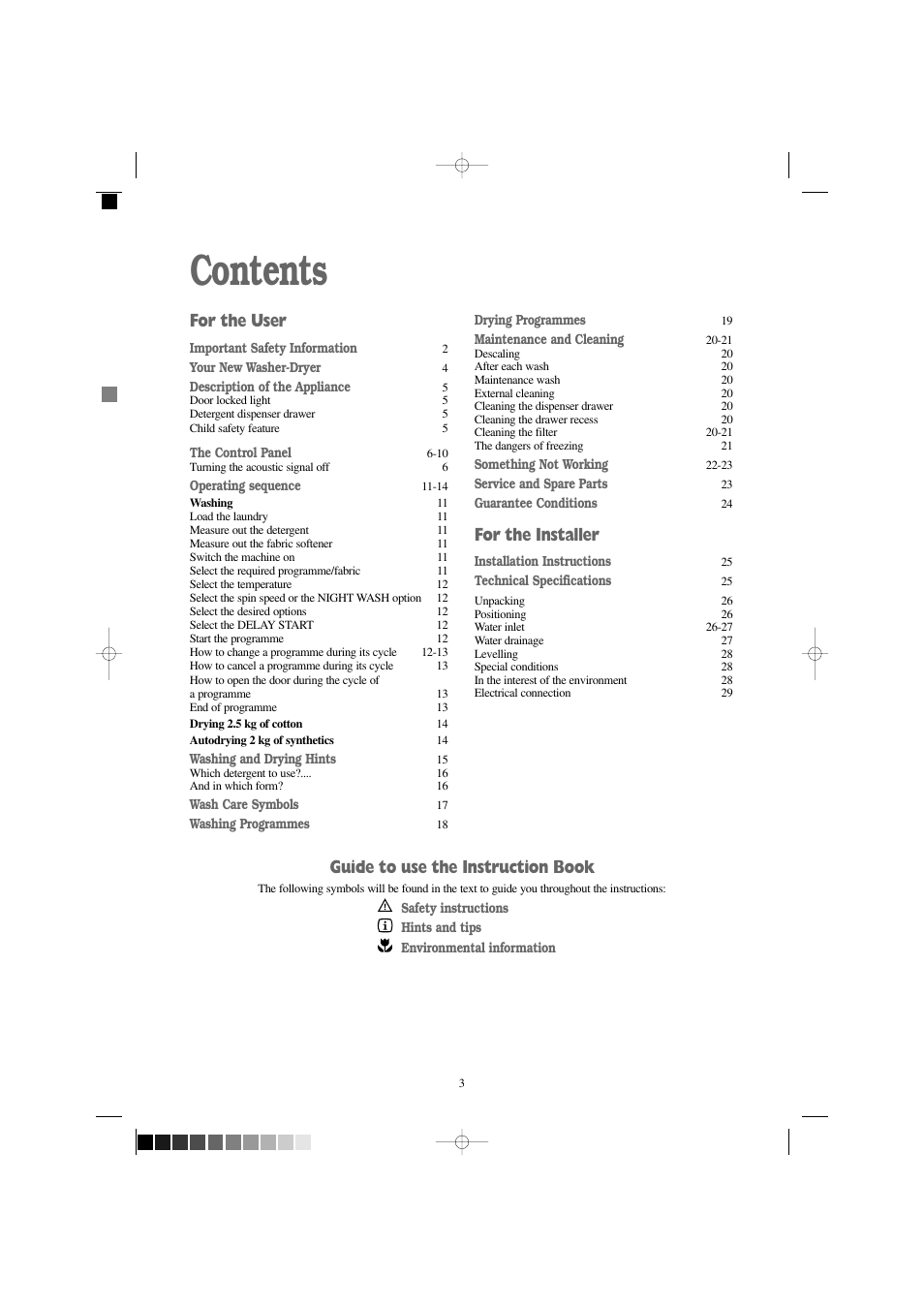 Zanussi WJD 1667 W User Manual | Page 3 / 30