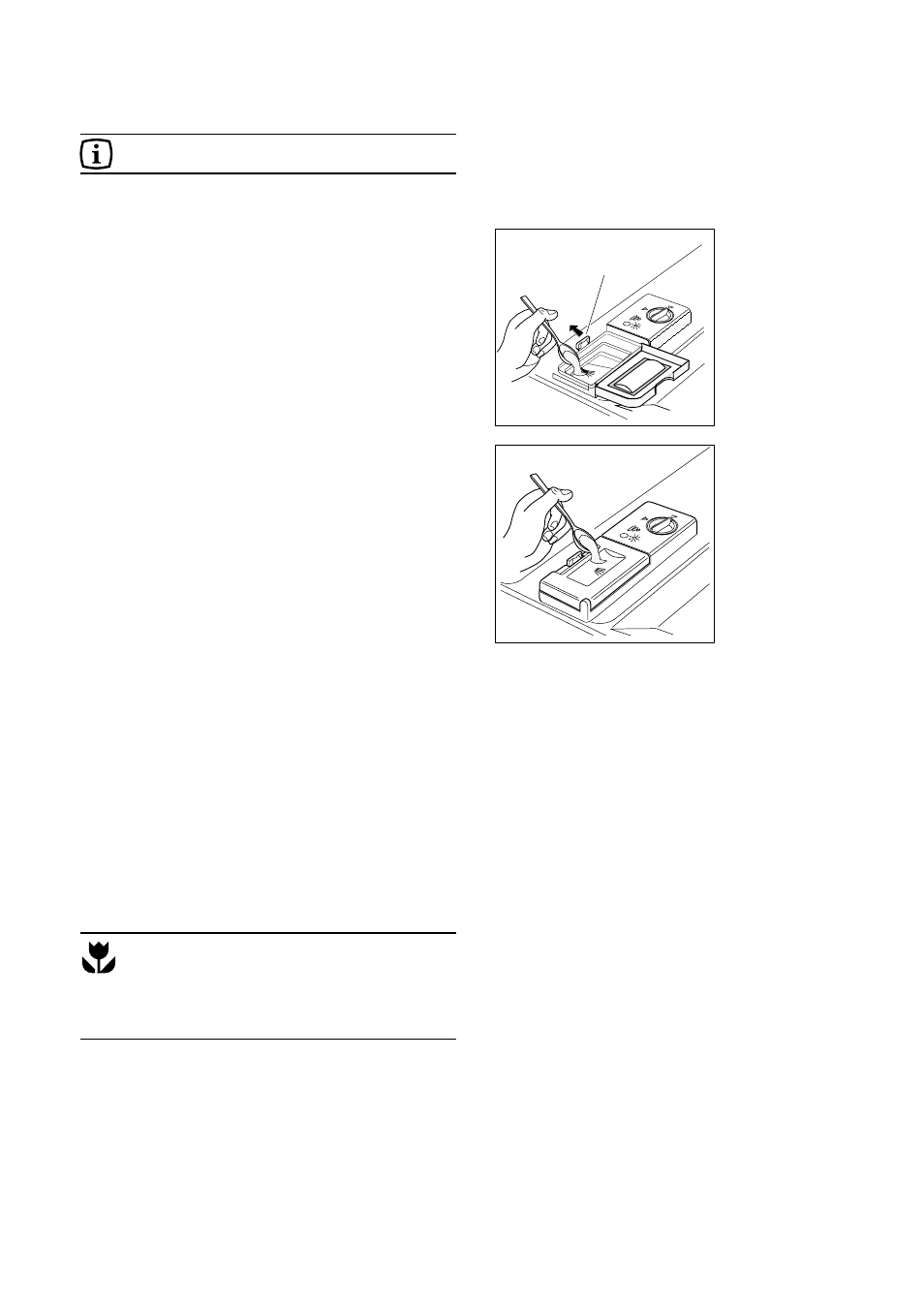 Use of detergent, Compact detergents with enzymes | Zanussi ZT 6905 User Manual | Page 13 / 28