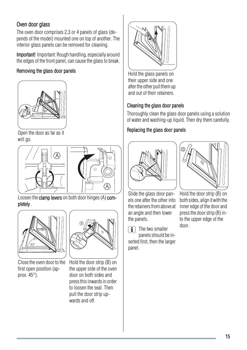 Zanussi ZOD370 User Manual | Page 15 / 28
