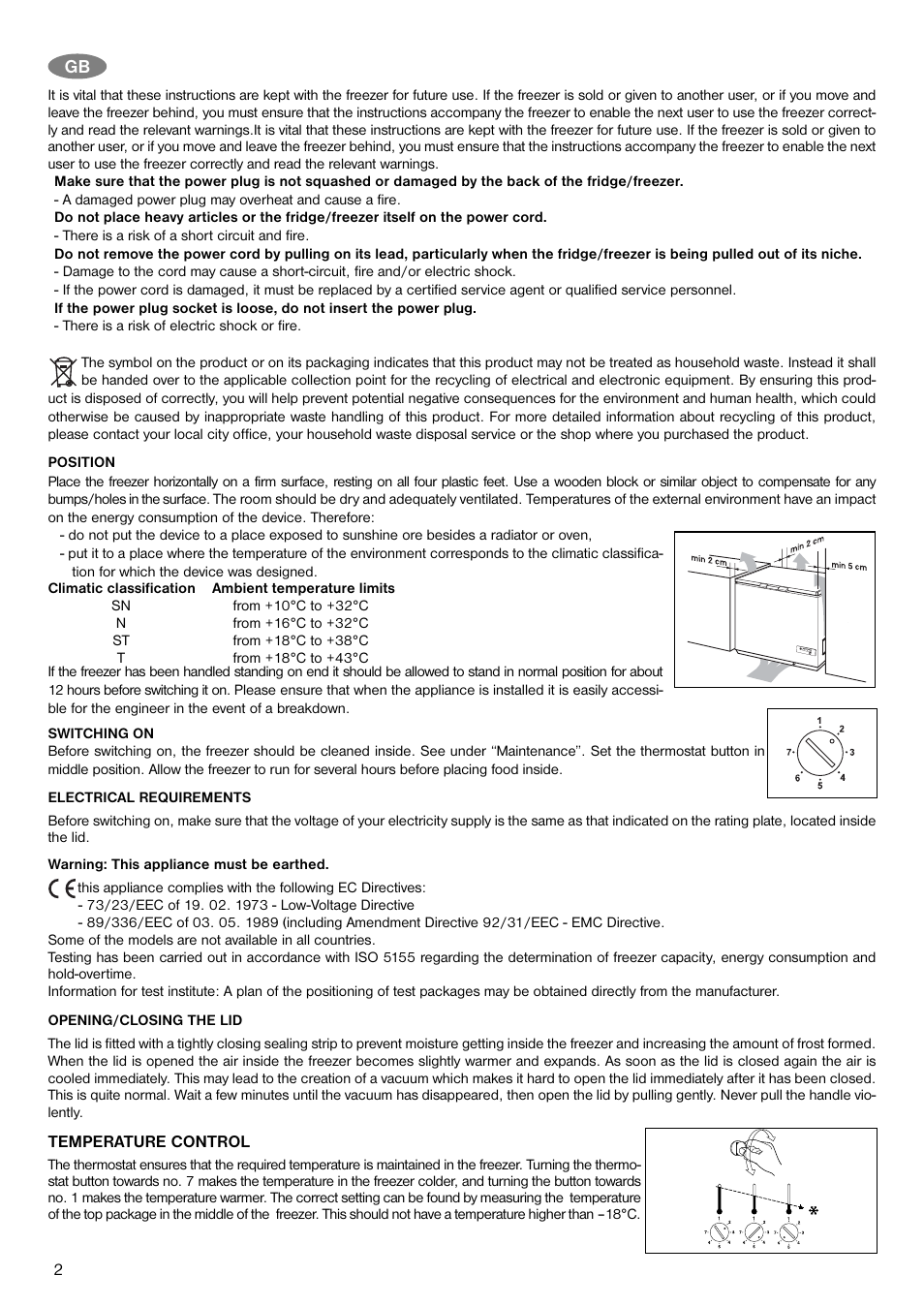 Zanussi ZFC 22 JB User Manual | Page 2 / 4