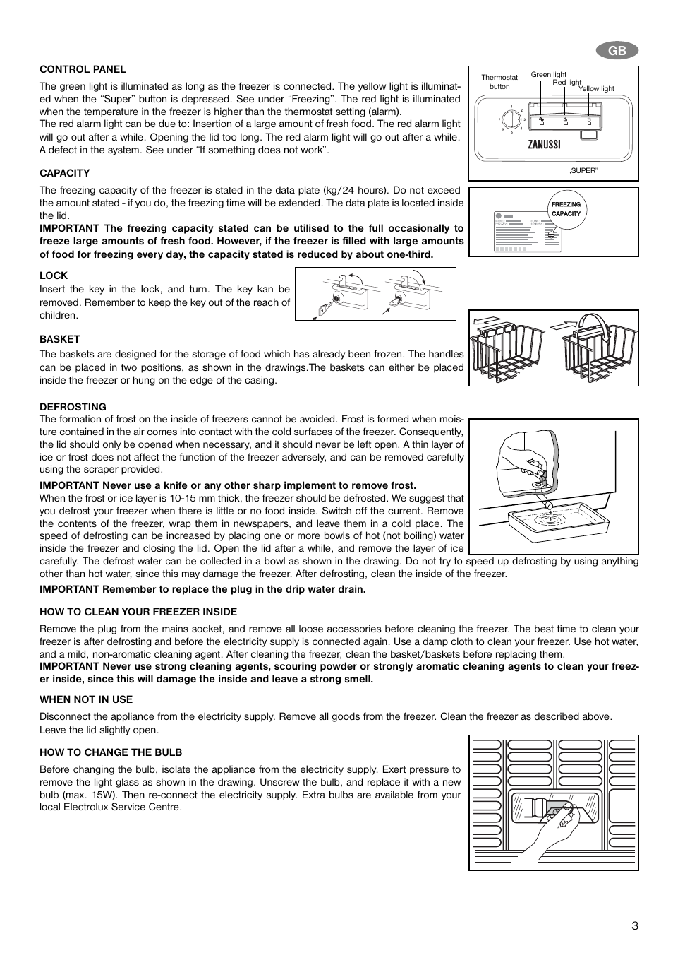 Zanussi ZFC 22 JB User Manual | Page 3 / 4