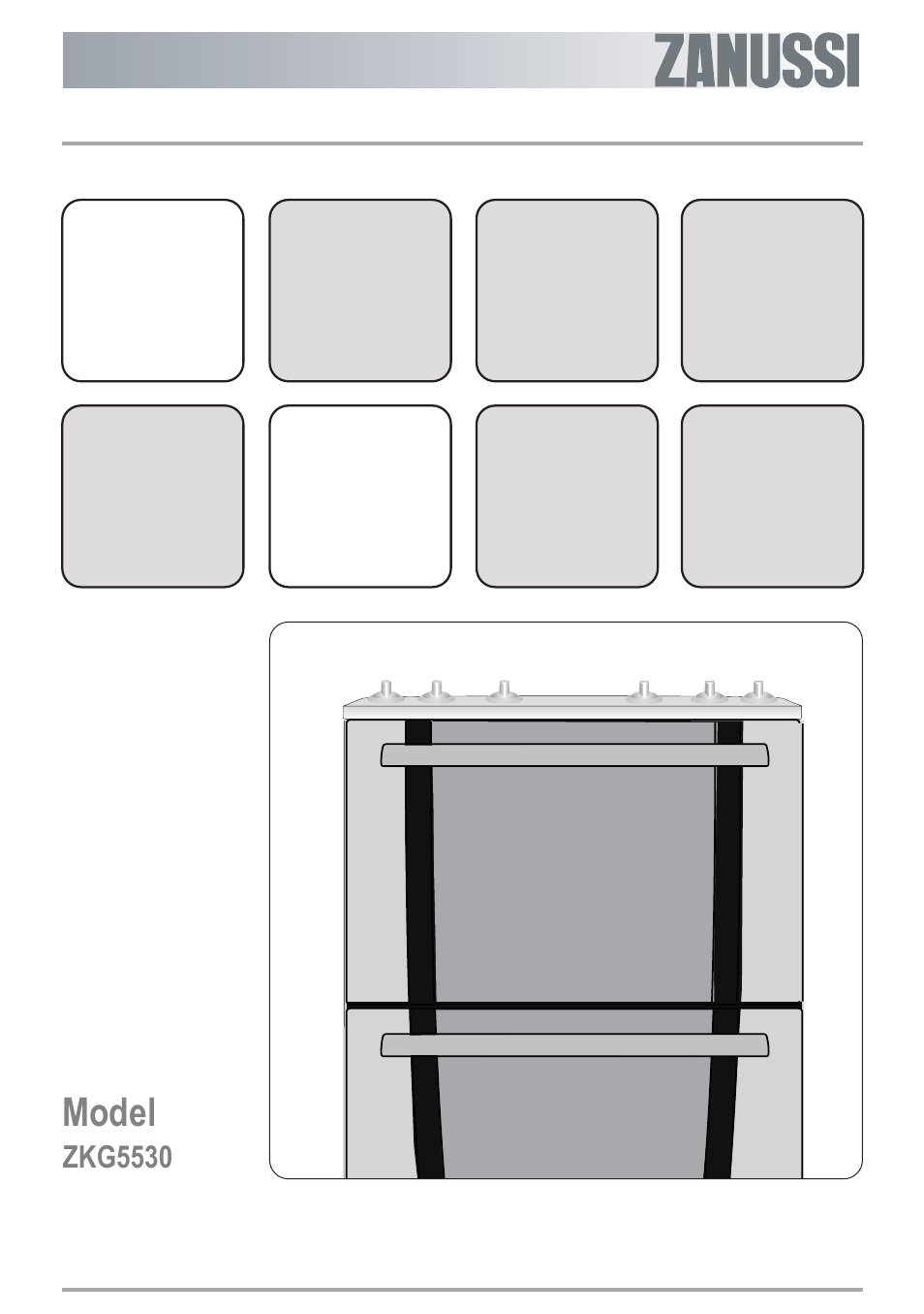 Zanussi ZKG6040 User Manual | 36 pages