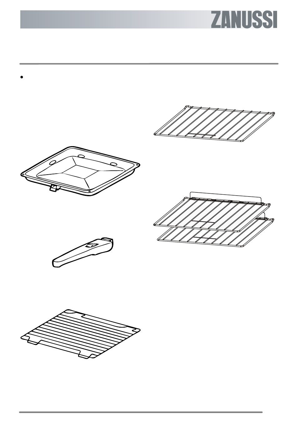 Grill and oven furniture | Zanussi ZKG6040 User Manual | Page 7 / 36