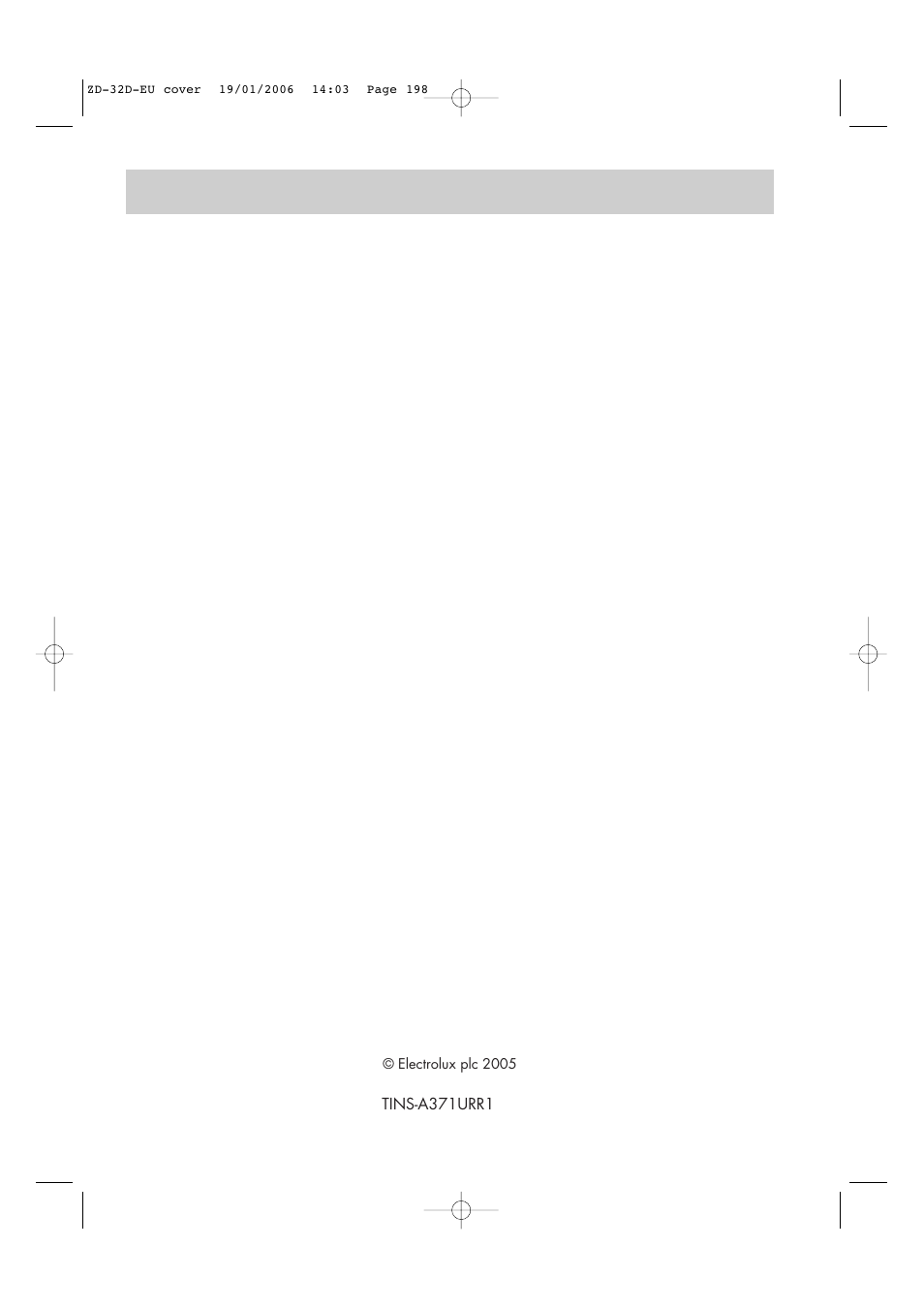 Zanussi ZM266 User Manual | Page 40 / 40