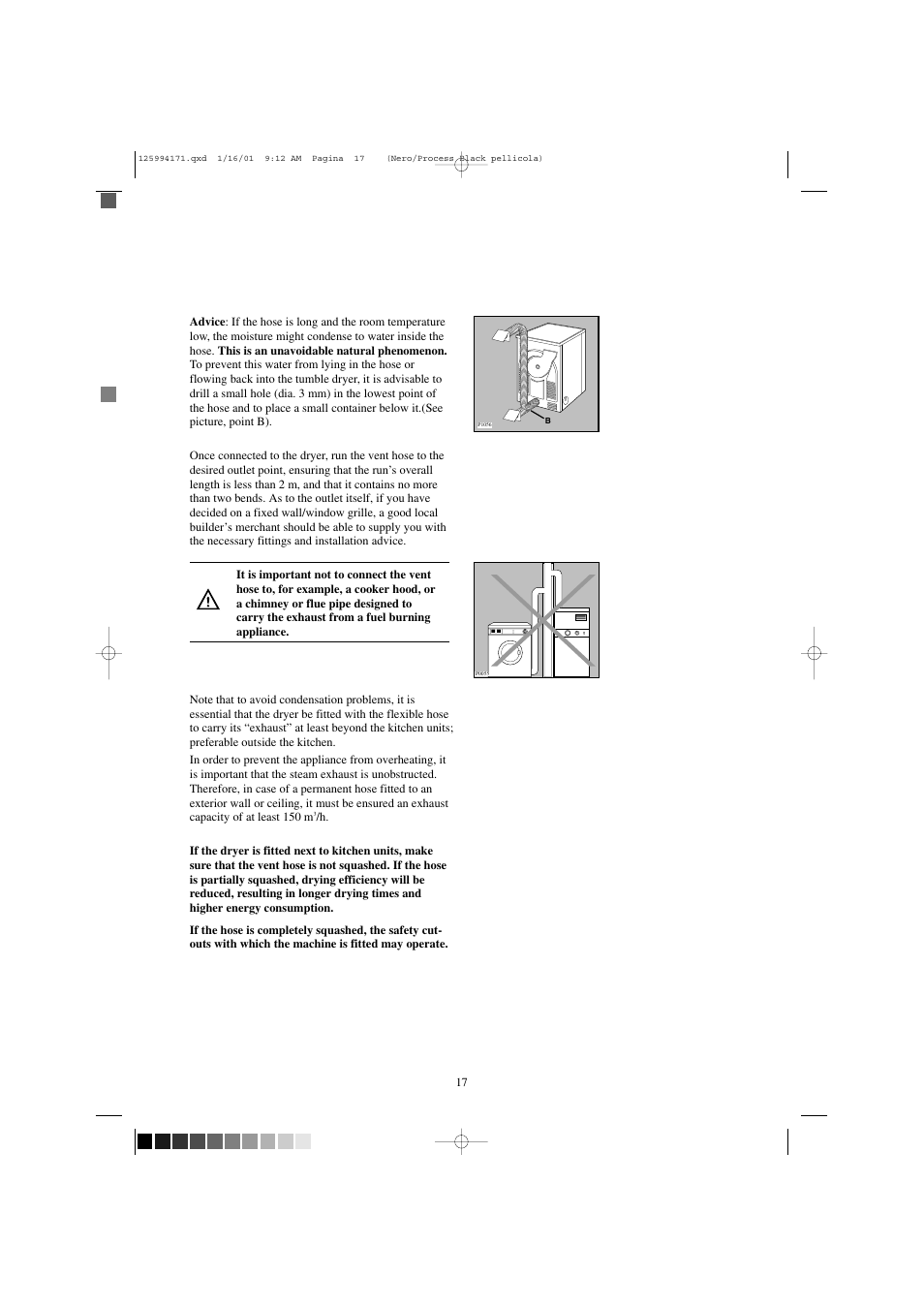 Zanussi TDS 281 W User Manual | Page 17 / 20