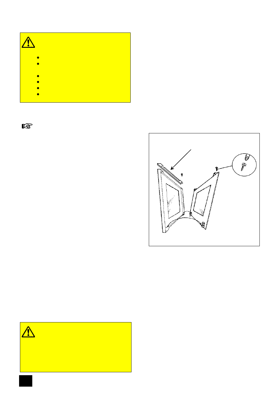 Cleaning the outer and inner door glass panels, Glass | Zanussi ZUG 78 User Manual | Page 30 / 48