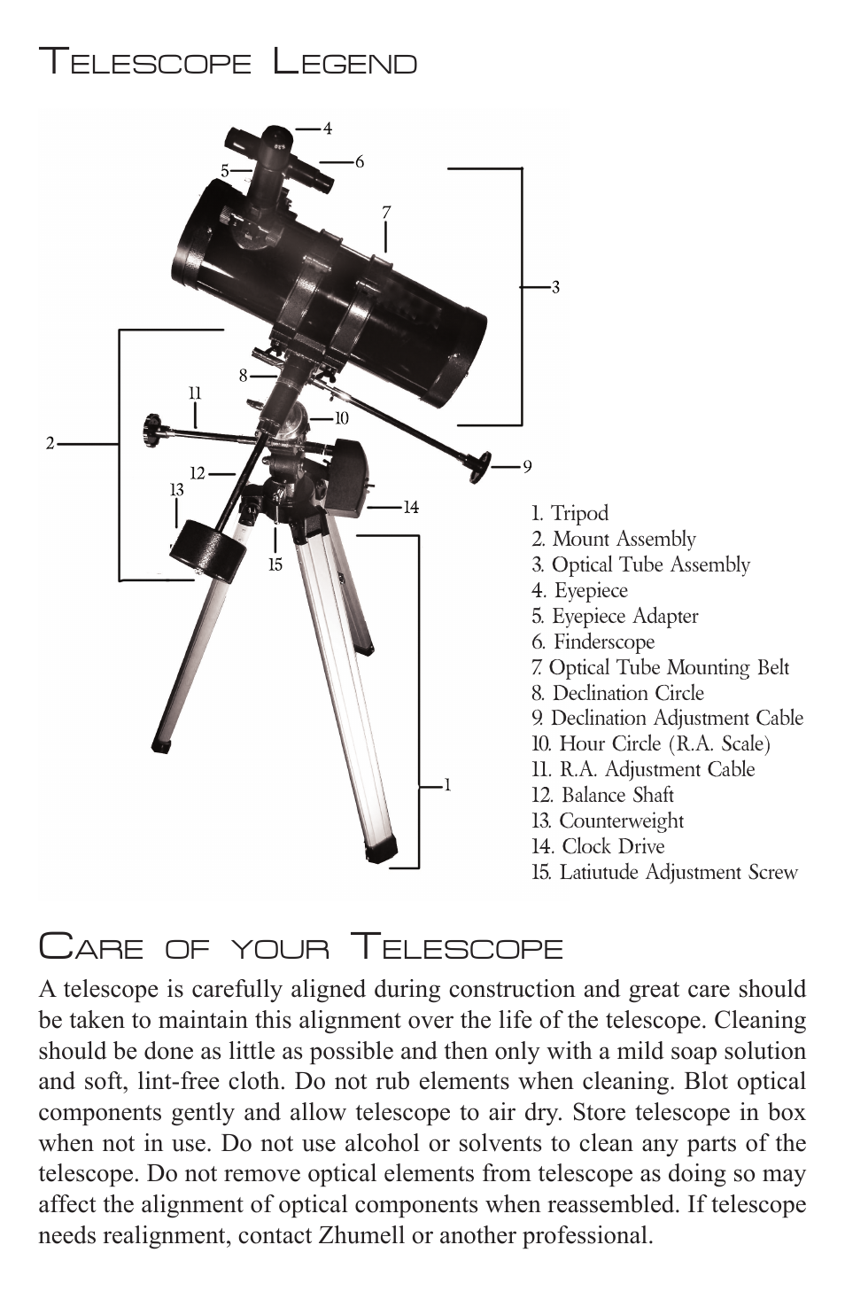 Zhumell ECLIPSE 114 User Manual | Page 4 / 20