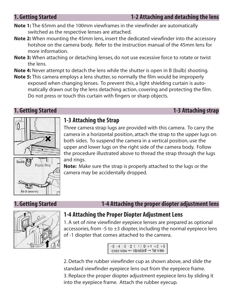 4 attaching the proper diopter adjustment lens | Zhumell Rangefinder RF645 User Manual | Page 8 / 33