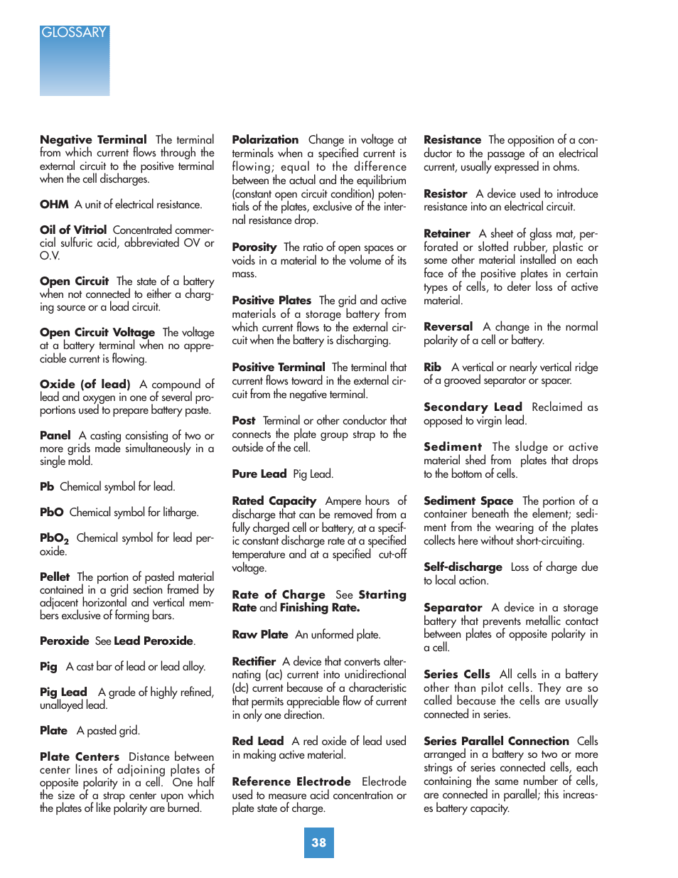 Yuasa Battery YUMICRON YUA00ACC05 User Manual | Page 40 / 44