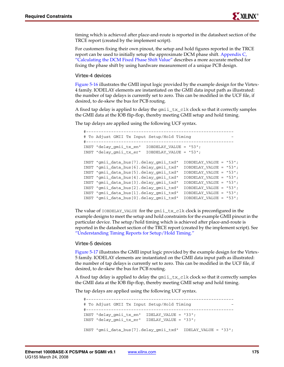 Xilinx 1000BASE-X User Manual | Page 175 / 230
