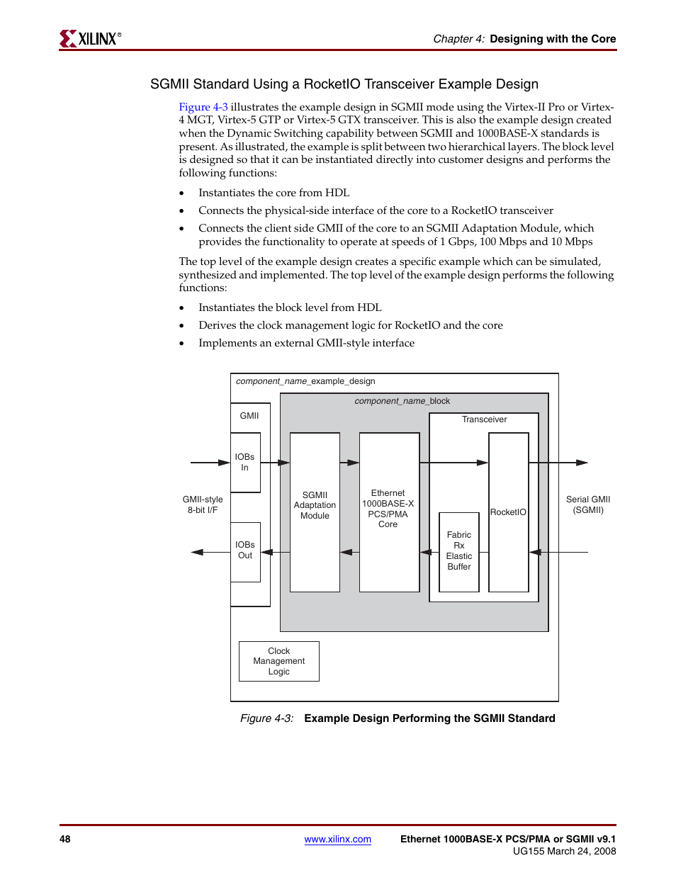 Figure 4-3 | Xilinx 1000BASE-X User Manual | Page 48 / 230