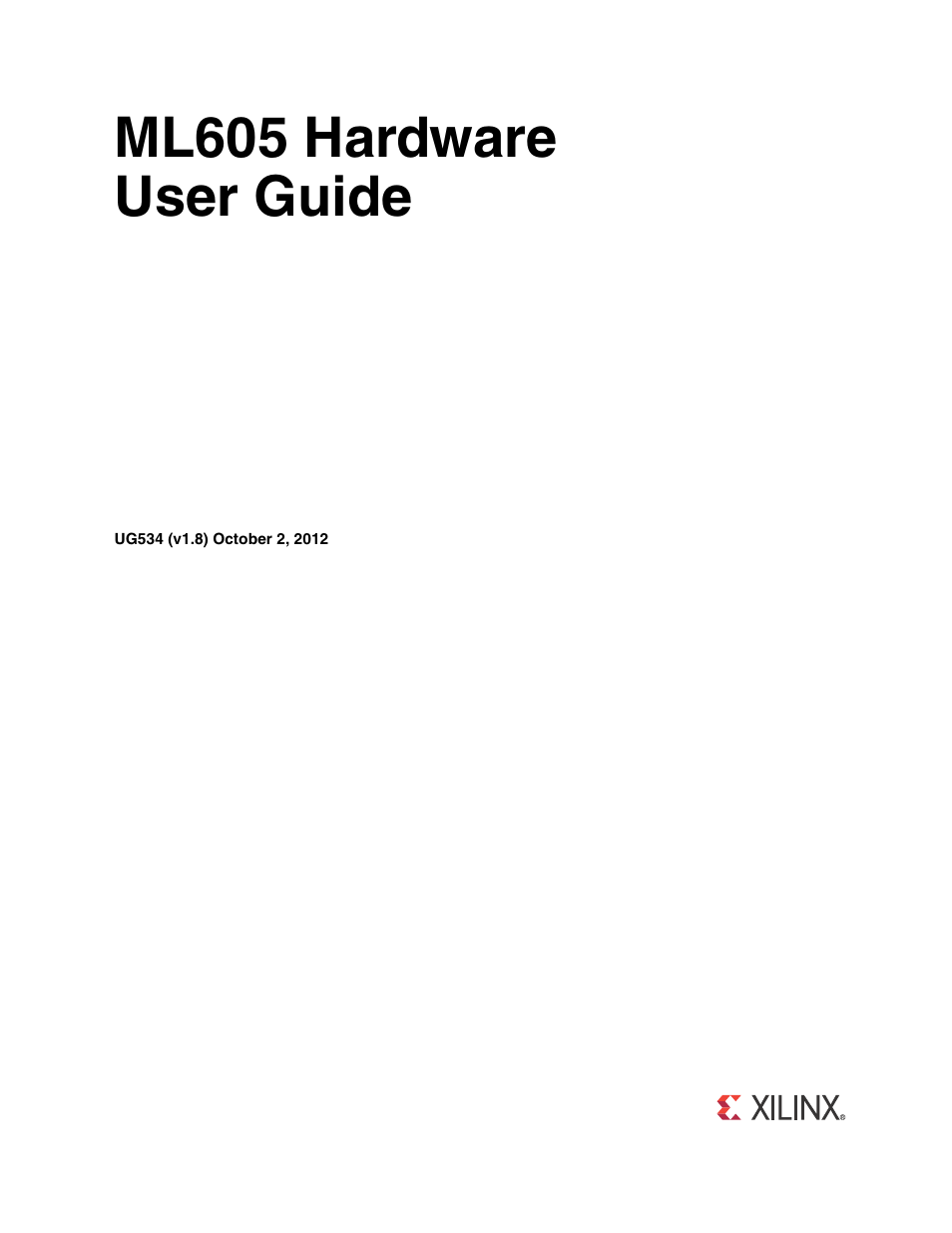 Xilinx ML605 User Manual | 96 pages