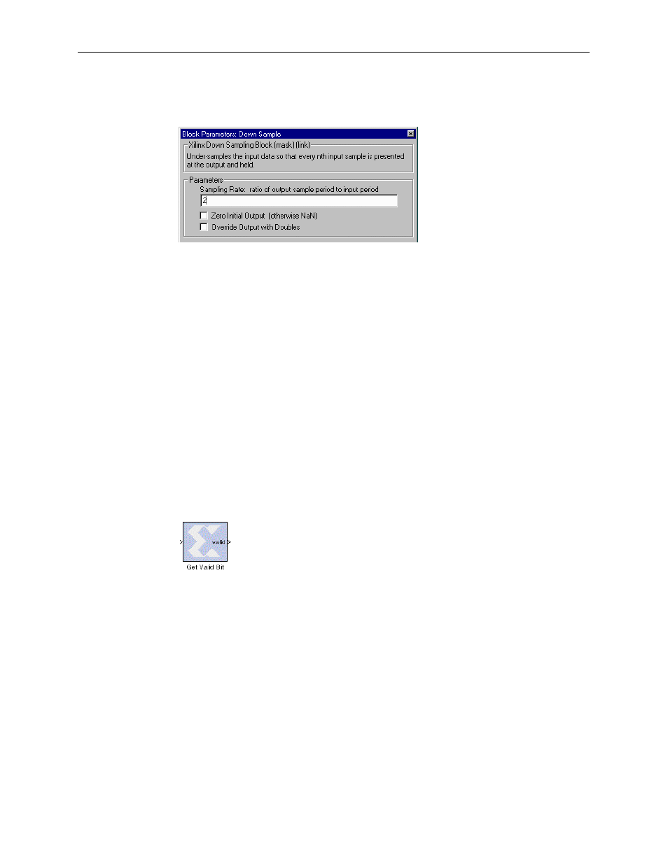 Get valid bit | Xilinx V2.1 User Manual | Page 37 / 148