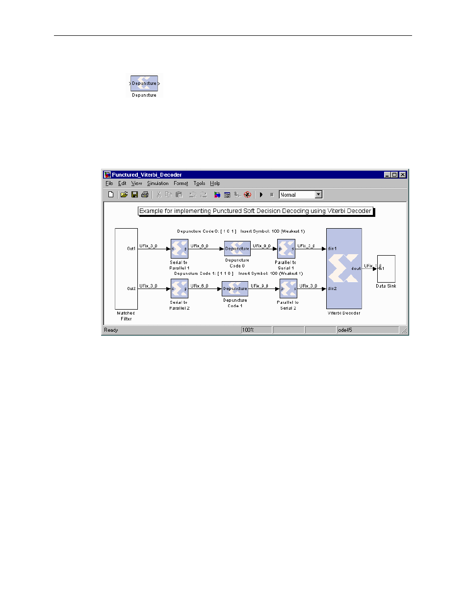 Depuncture | Xilinx V2.1 User Manual | Page 54 / 148