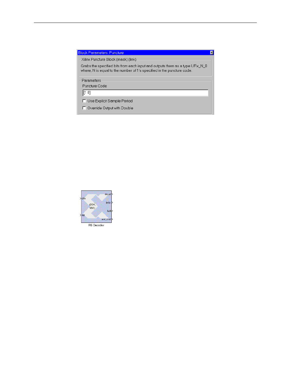 Rs decoder | Xilinx V2.1 User Manual | Page 59 / 148