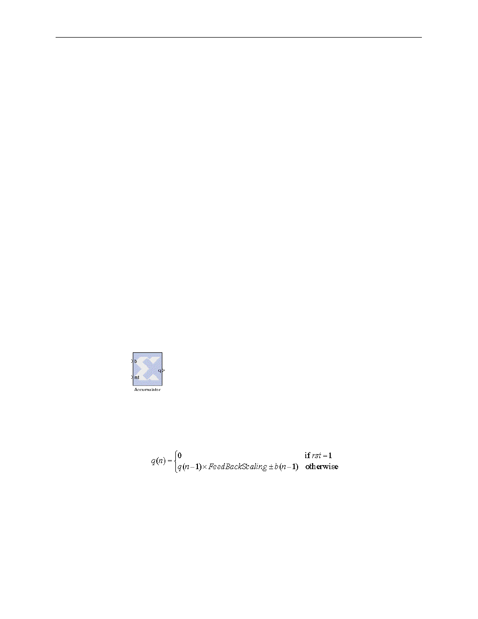 Math, Accumulator | Xilinx V2.1 User Manual | Page 81 / 148