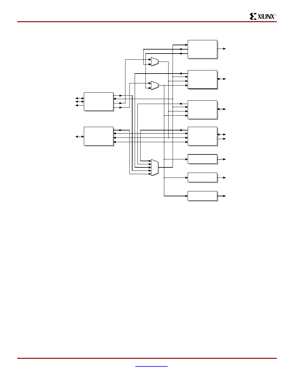 Ip bus controller, Mp3 ng: a next generation consumer platform, Figure 15: fpga logic block diagram | Xilinx XAPP169 User Manual | Page 15 / 27
