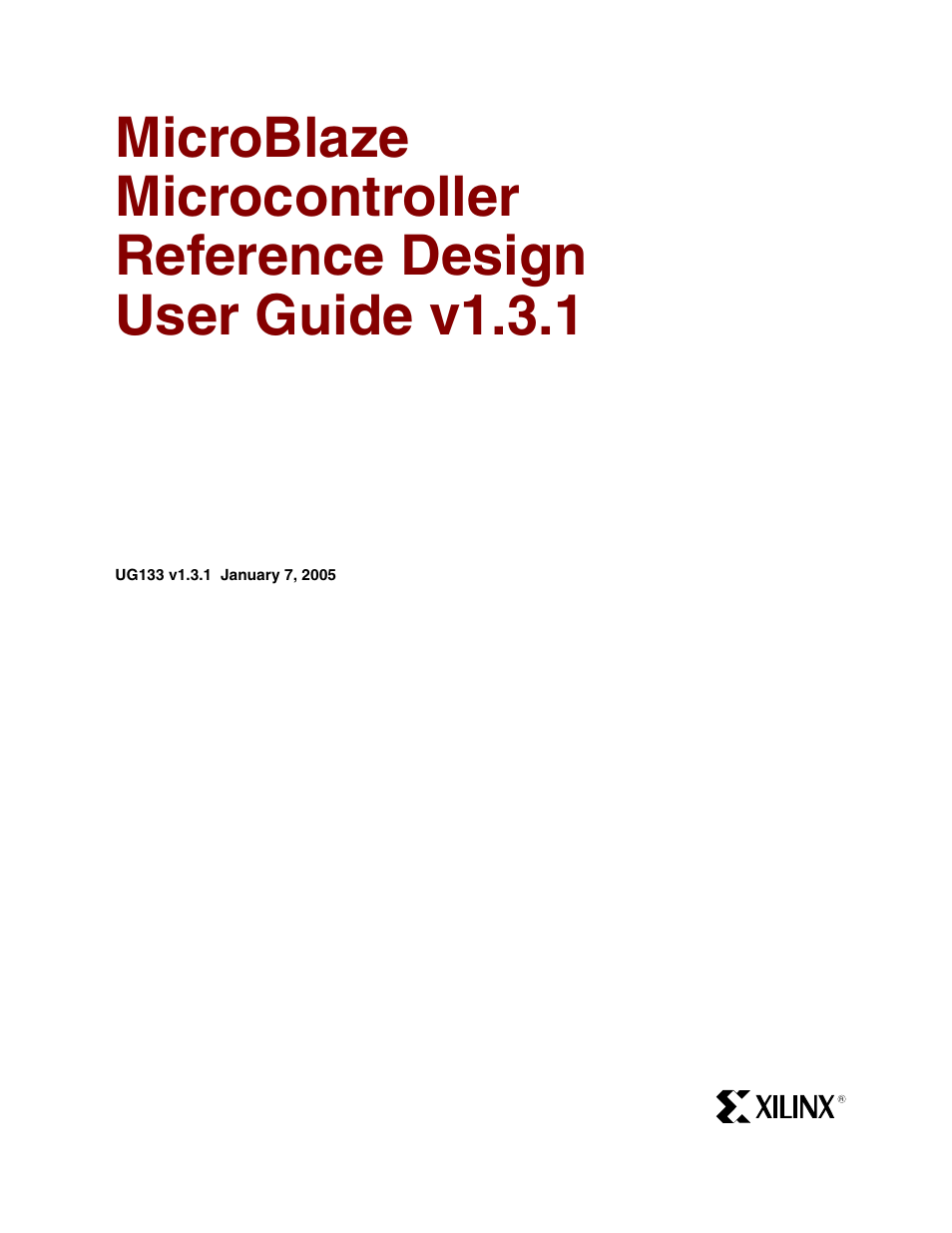 Xilinx UG133 User Manual | 18 pages