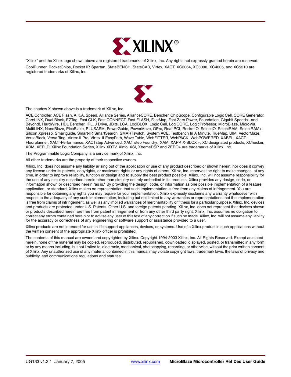 Xilinx UG133 User Manual | Page 2 / 18