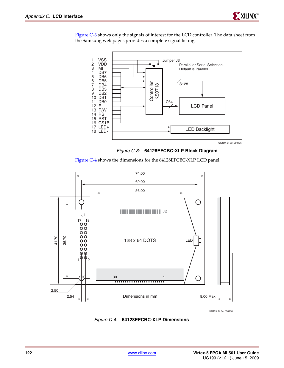 Xilinx Virtex-5 FPGA ML561 User Manual | Page 122 / 140