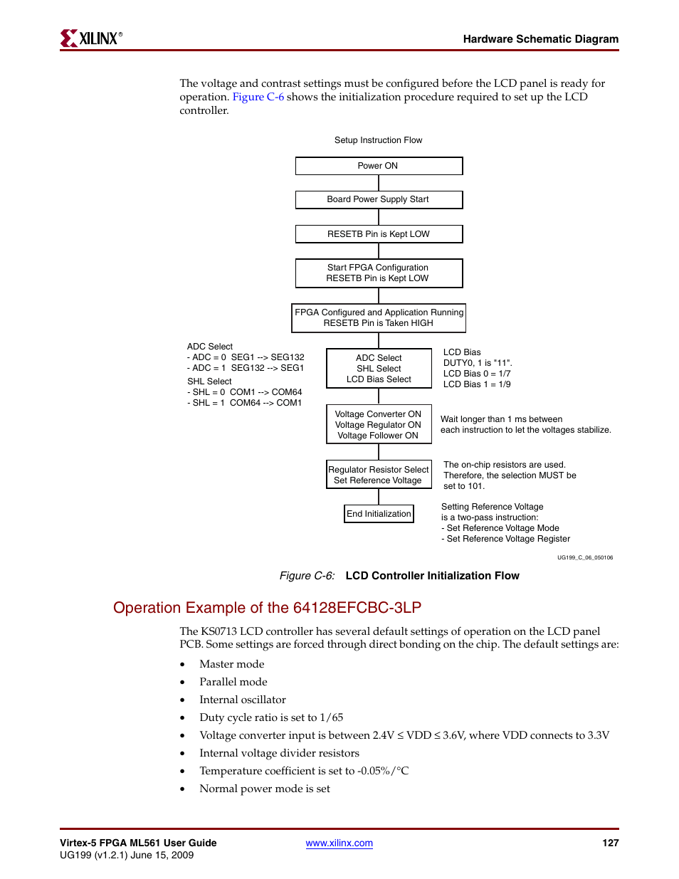 Operation example of the 64128efcbc-3lp | Xilinx Virtex-5 FPGA ML561 User Manual | Page 127 / 140