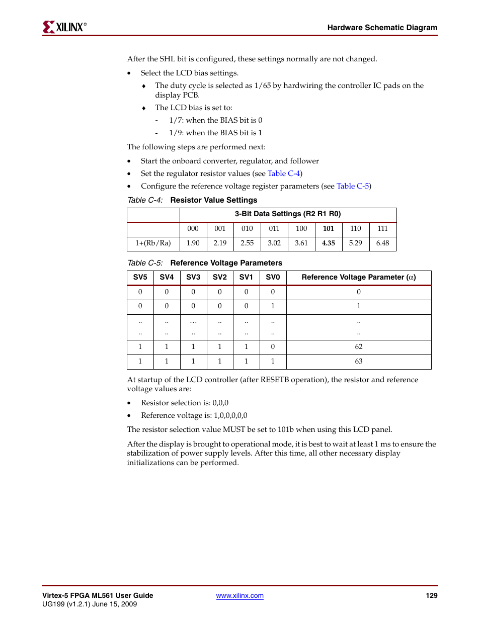 Xilinx Virtex-5 FPGA ML561 User Manual | Page 129 / 140