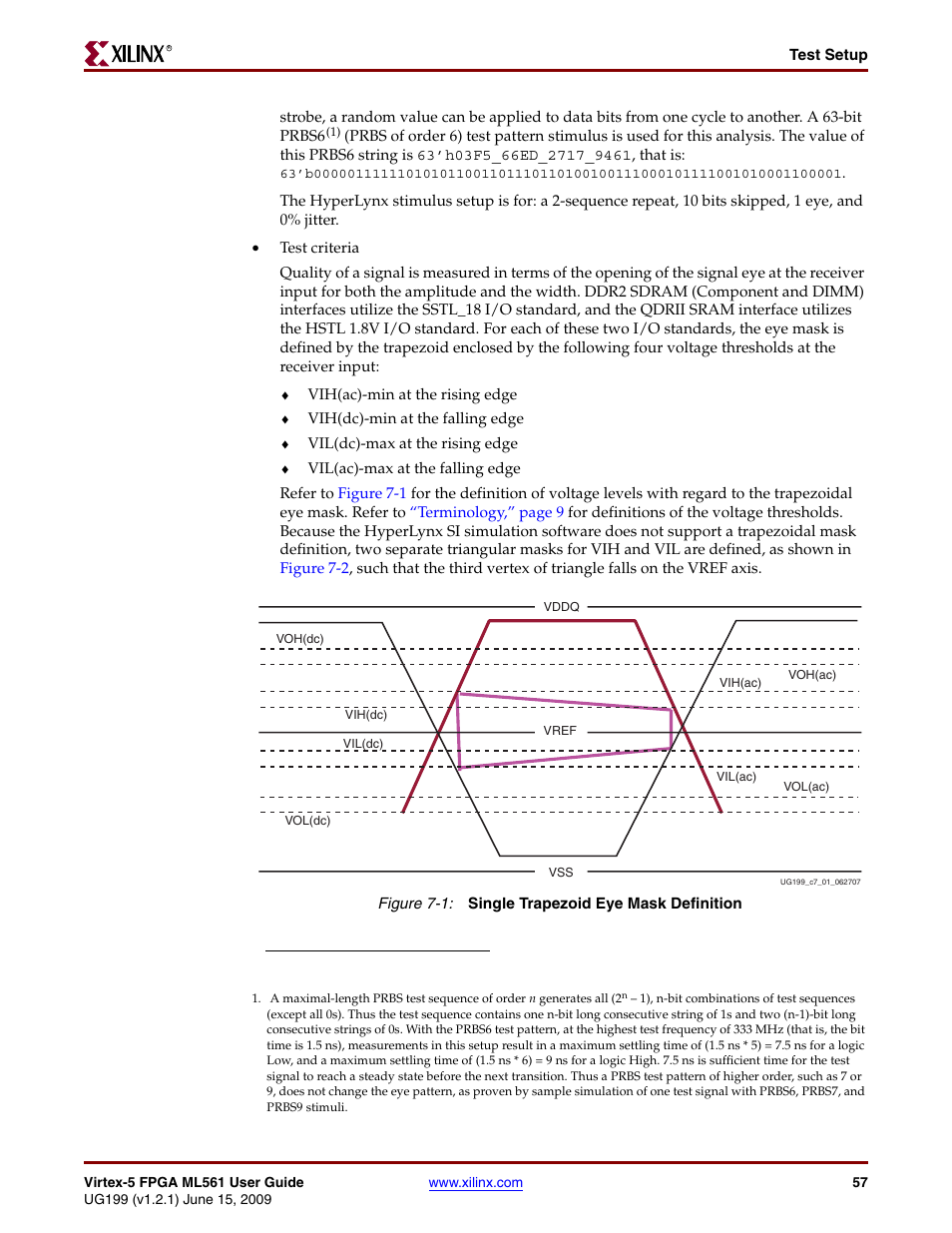 Xilinx Virtex-5 FPGA ML561 User Manual | Page 57 / 140