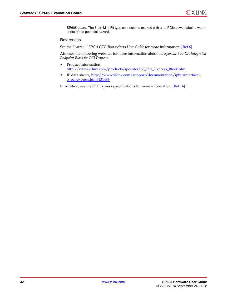 Xilinx SP605 User Manual | Page 32 / 74