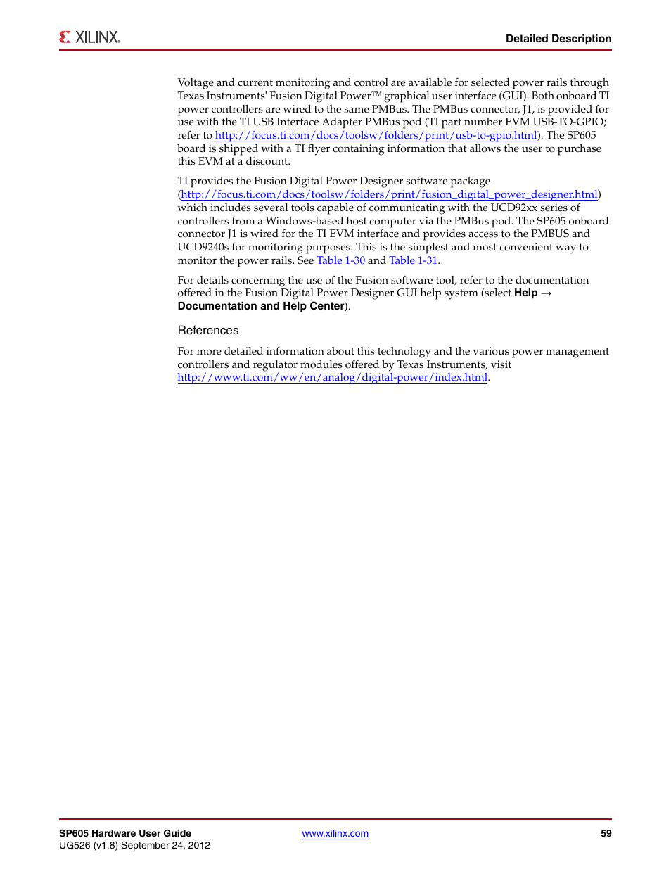 Xilinx SP605 User Manual | Page 59 / 74