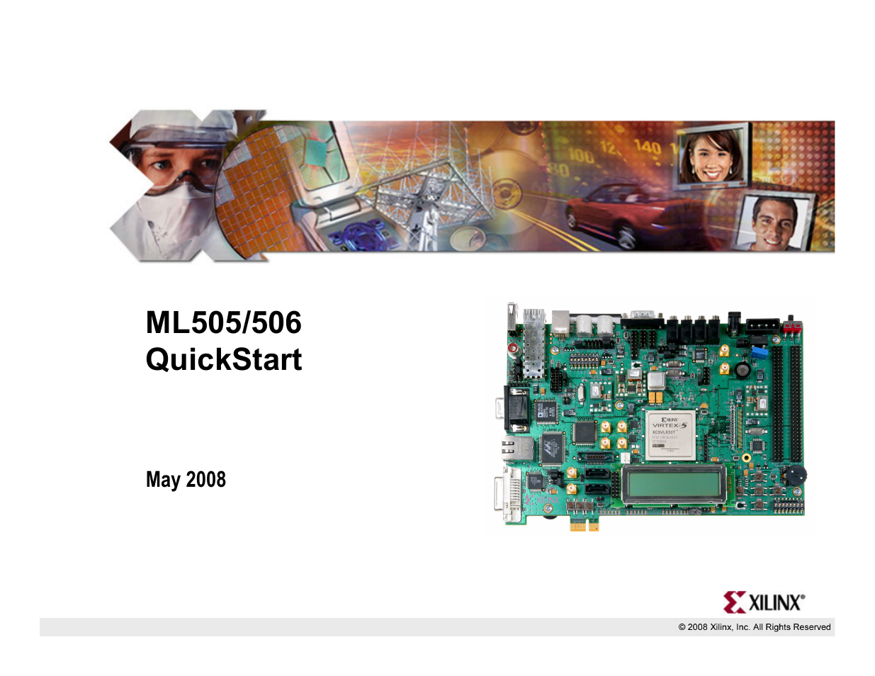 Xilinx ML505 User Manual | 29 pages