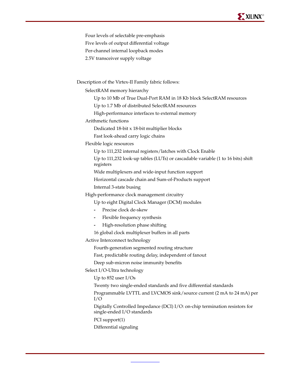 Virtex-ii fpga fabric | Xilinx ML310 User Manual | Page 13 / 70