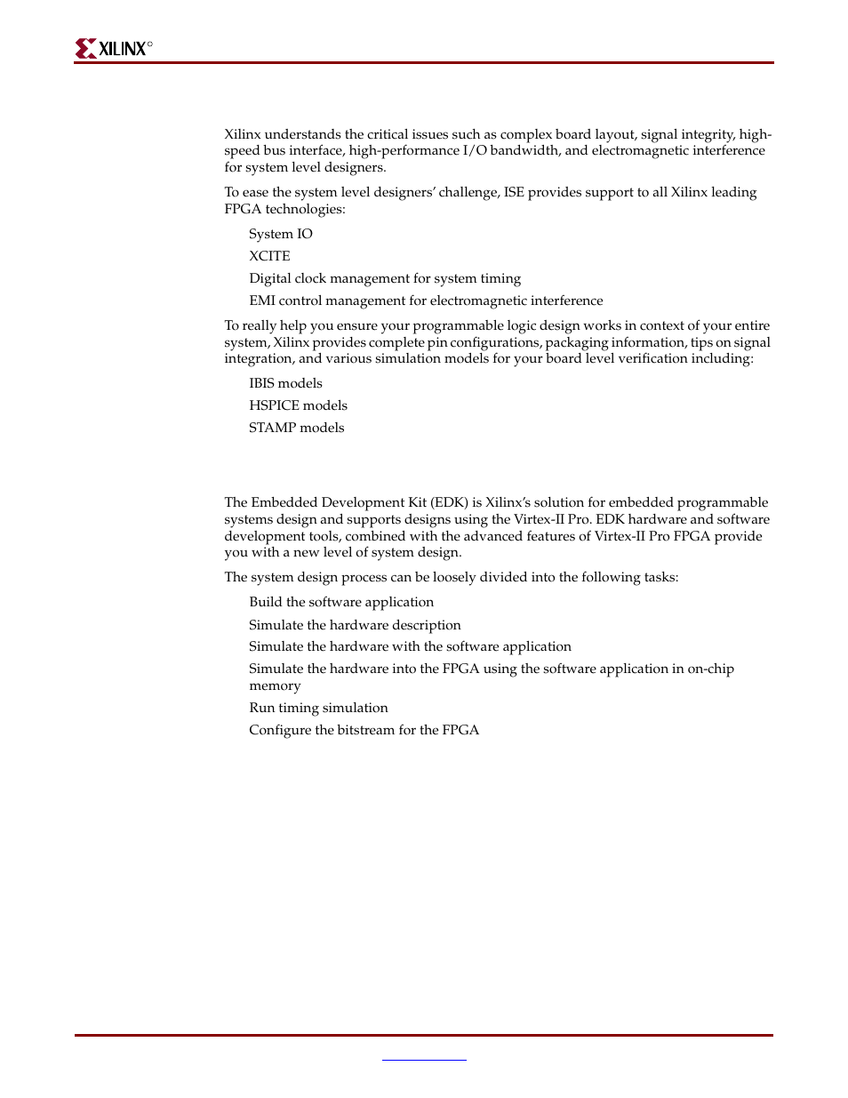 Embedded development kit, Board level integration | Xilinx ML310 User Manual | Page 16 / 70